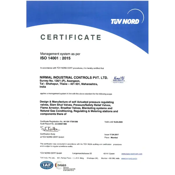 Certificat ISO 9002