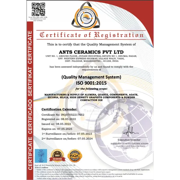 Certificat ISO 9003